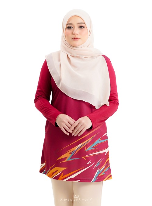 Clara | Maroon